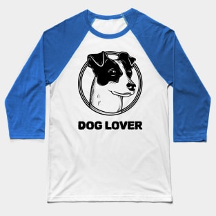 Dog Lover Dog Image Baseball T-Shirt